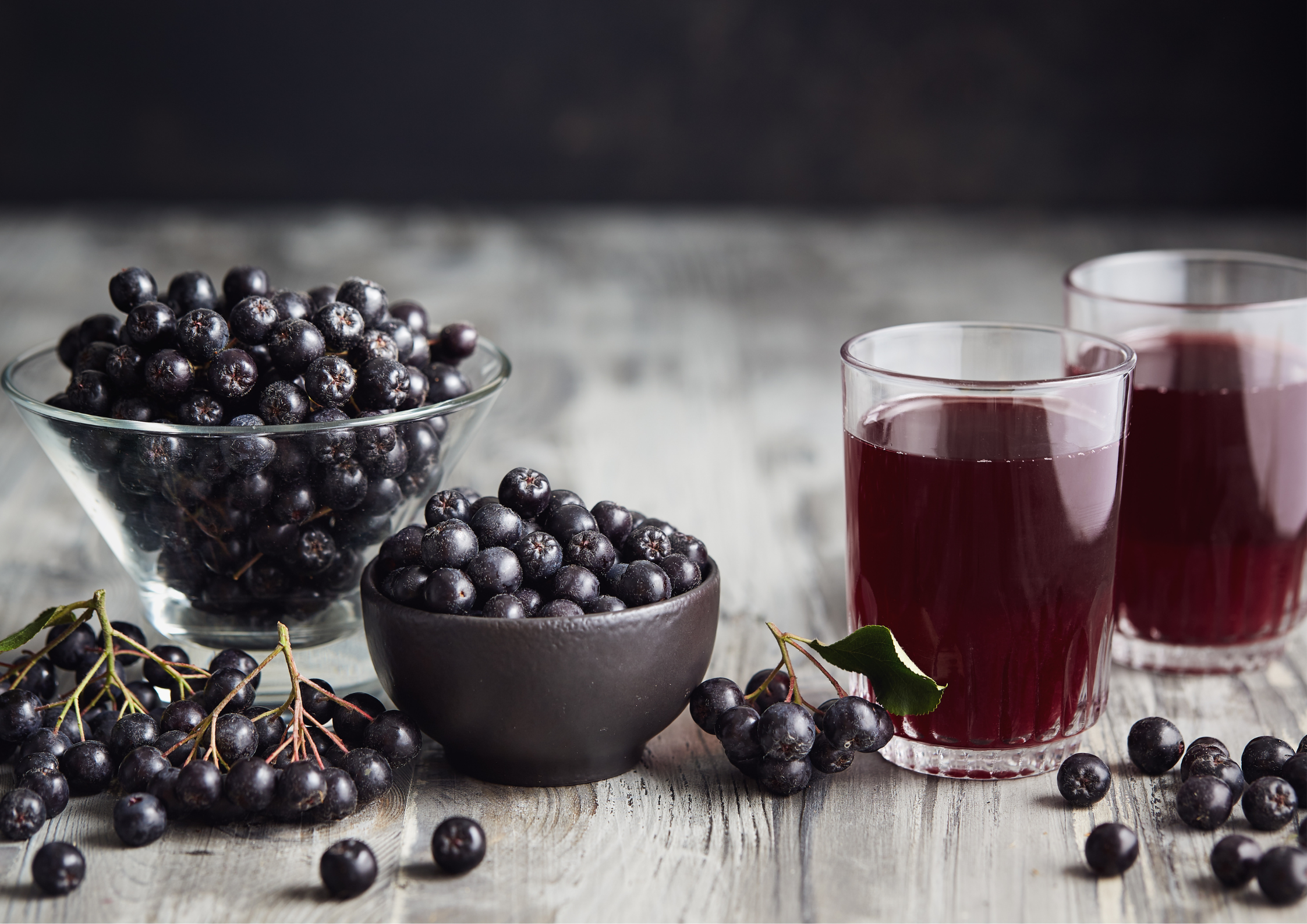 Le bacche in estate: l’Aronia