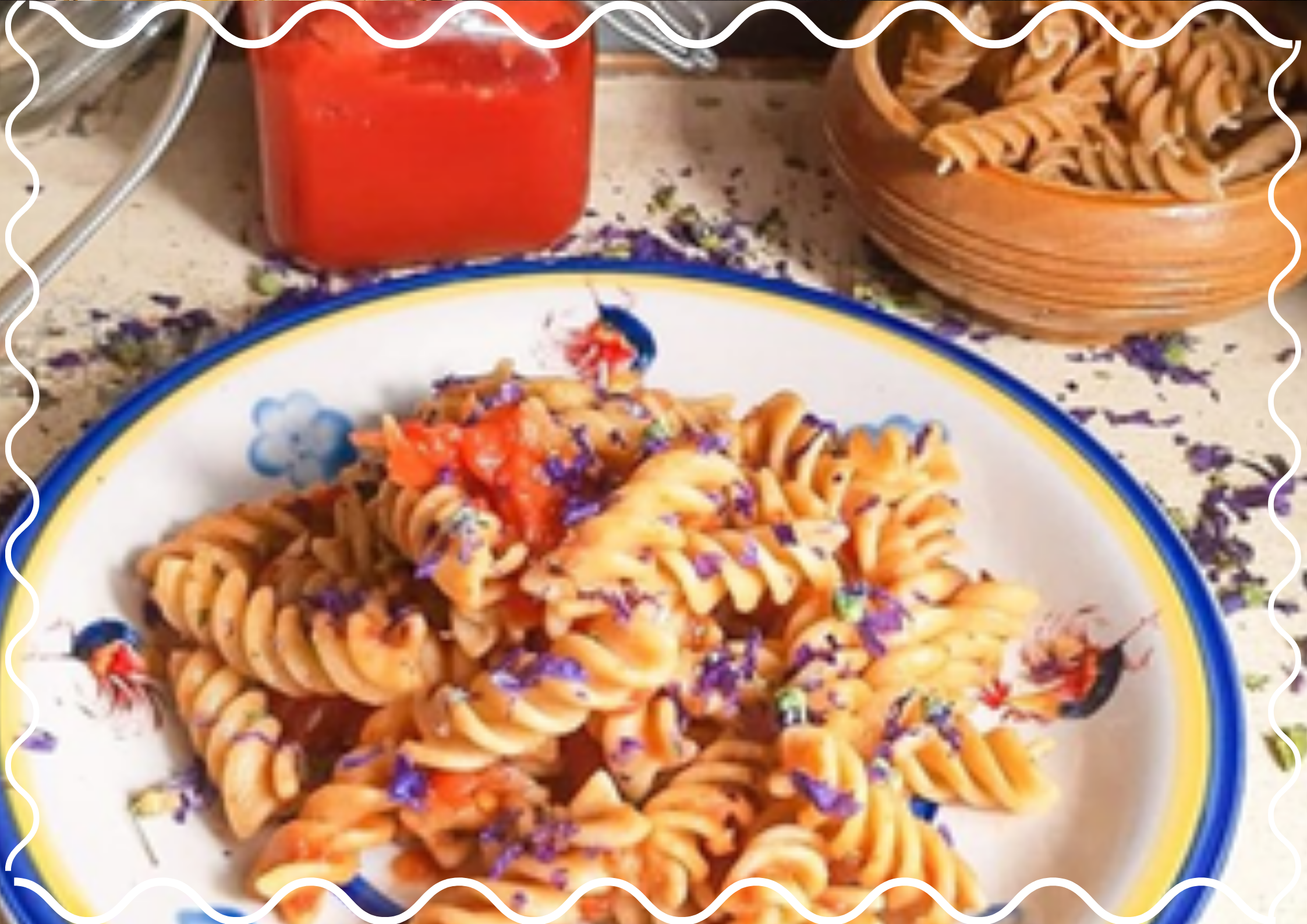 Oggi fusilli alla Malva