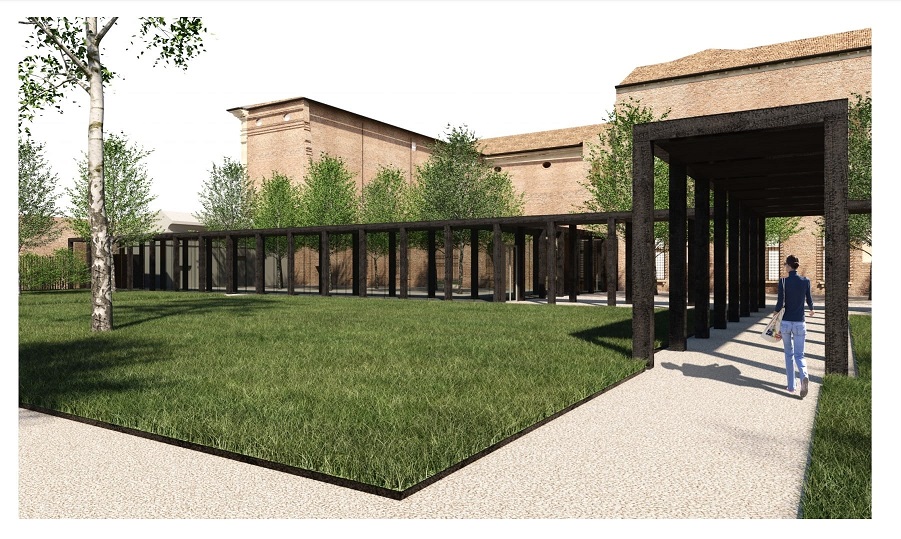 A Ferrara il nuovo giardino del palazzo dei Diamanti