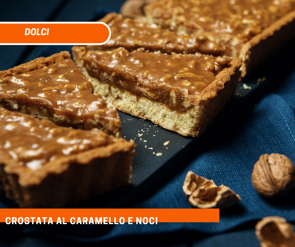 Crostata al Caramello Salato e Noci: un Dolce Autunnale Irresistibile